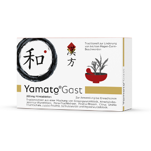 Yamoto Gast: traditionelles pflanzliches Arzneimittel zur Linderung von leichten Magen-Darm-Beschwerden